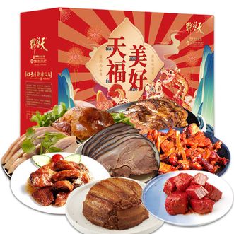 天福号  熟食礼盒 天福扒鸡 筋头巴脑天福美好2.15kg
