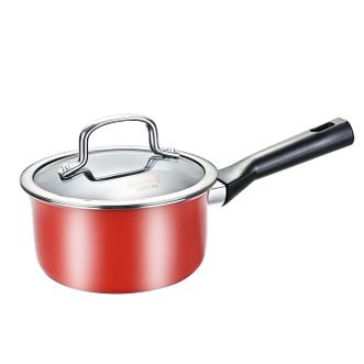 迈巴勒/MAIBALE  无涂层钛金陶钢珐琅小奶锅22cm M-2410