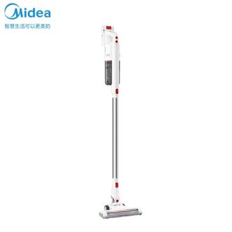 美的（Midea）无线吸尘器 家用小型手持大吸力双电机车载轻便家用二合一强力吸尘器 P60