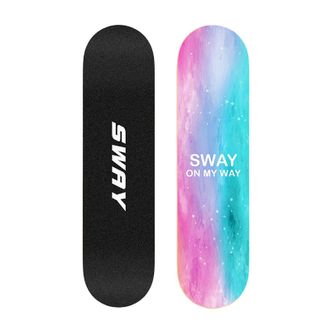 斯威（SWAY）  专业滑板初学者成人女生儿童运动青少年男3双翘滑板车6到12岁专业款星空升级防滑车线轮