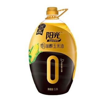 金龙鱼 阳光零反式脂肪甾醇玉米油5L非转基因压榨食用油