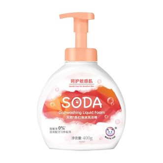 白猫  天然苏打泡沫洗洁精400g