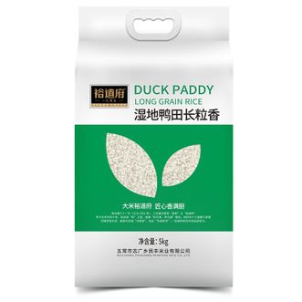 裕道府  大米东北核心产区湿地鸭田长粒香5kg