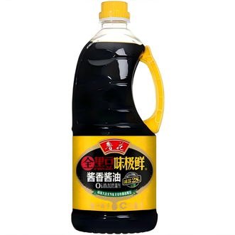 鲁花  黑豆味极鲜酱香酱油 1L 炒菜凉拌家用 厨房调料 调味品