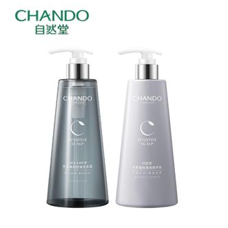 自然堂/Chando  丰盈强韧洗发露护发素550ml*2瓶  洗发水