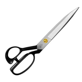 张小泉  碳钢裁缝剪皮革剪窗帘剪厚布剪服装剪CC系列 CC-10 总长25.4cm