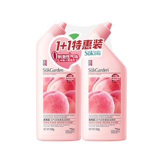 蔬果园/SukGarden  元气白桃香氛洁厕剂（1+1特惠装）500g*2