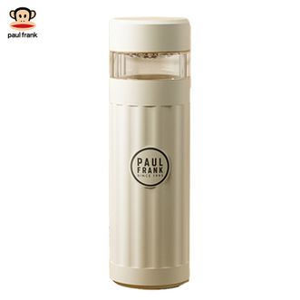 大嘴猴/PaulFrank  覆钛银茶水分离杯400ML办公 外出严密防漏材质健康保温杯PFC928400