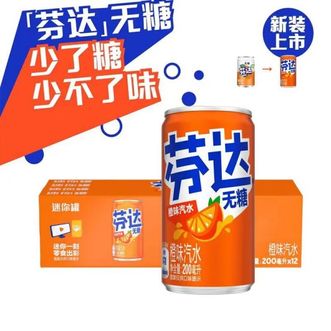 可口可乐  无糖芬达200ml 12罐