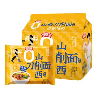 今麦郎  山西刀削面卤香味5连包非油炸方便面