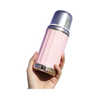 AKS  复古316保温杯带盖水杯便携随行杯子保温水杯 苏尼翁保温瓶350ml 霞光粉 AKS625-P