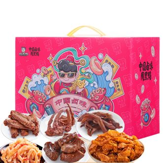 周黑鸭（ZHOUHaYA）  零食礼包欢乐鸭424g