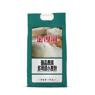 金沙河  臻品贵族多用途小麦粉 馒头 包子 饺子多用面粉5kg  1141429-01