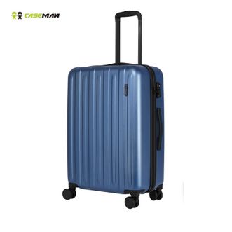 CASEMAN  行李箱铝框拉杆箱加厚结实抗压旅行箱登机箱大容量学生密码箱皮箱 704A-26寸