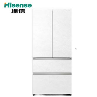 海信/Hisense  TR-503U6FZSQD  璀璨503L法式多门冰箱真空头等舱双系统自动制冰嵌入大容量  白