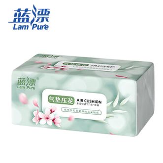 蓝漂  纸抽5层60抽*32包 大包加厚纸巾抽纸