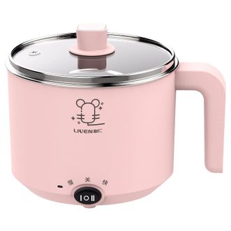 利仁（Liven）电煮锅 多功能炒煮电热锅 迷你学生宿舍1L小电锅 LPHG-3