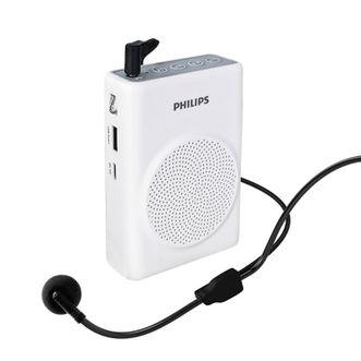 飞利浦/Philips  小蜜蜂扩音器 蓝牙音箱麦克风喇叭 SBM507 白色