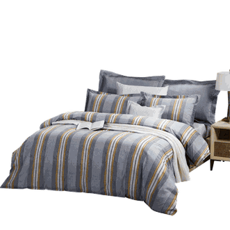 富安娜  纯棉印花中性风四件套 莫格利