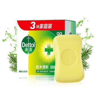 滴露  松木清新健康香皂115g*3块装*2盒