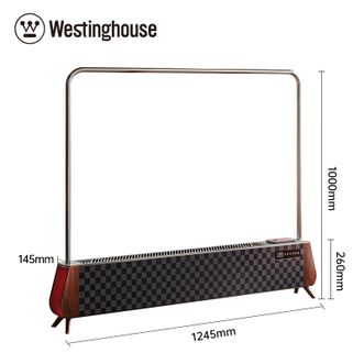 西屋/Westinghouse  石墨烯移动地暖/踢脚线取暖器家用节能全屋速热干衣暖风机语音净化加湿WTH-S500