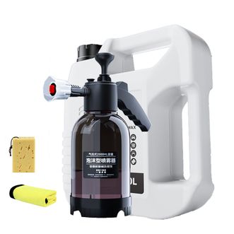 随途/suitu  冰膜强效洗车液水蜡汽车清洁套装（冰膜强效水蜡+泡沫喷壶+海绵+毛巾）