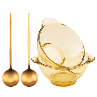 德铂Debo吉尔碗汤勺套装4件套DEP-830 德铂Debo吉尔碗汤勺套装4件套DEP-830