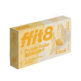 ffit8  蛋白威化饼干 蛋白棒能量棒零食食品 休闲饱腹 海盐芝士味 10g*18