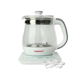 上亨（shangheng）  养生壶1.5L煎药壶办公室家用多功能玻璃煮茶器花茶壶保温电热水壶烧水壶煮茶养生壶（不带滤网）