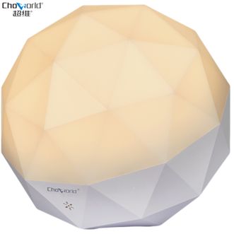 超维/Chaowei  宝石精灵智能语音台灯 LED充电台灯 卧室床头灯儿童学生宿舍小夜灯氛围灯球泡灯SL3507白色
