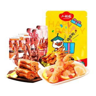 小胡鸭（xiao hu duck）  办公室零食大礼包 卤味宝袋350g