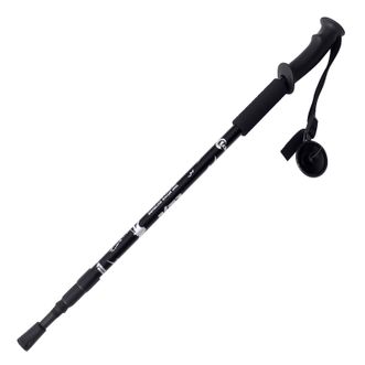 趣游帮  铝合金伸缩折叠登山杖  加厚抗压铝合金强效缓冲耐磨登山杖