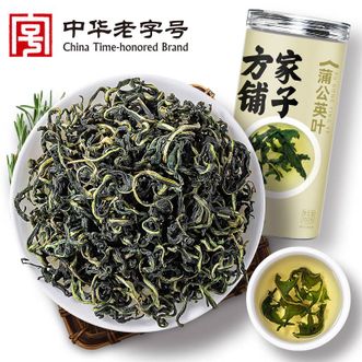 方家铺子  蒲公英叶100g 手工采摘自然晾晒 清香怡人苦韵回甘 婆婆丁花草茶 100g/罐