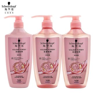 施华蔻  洗发水400mlx2+润发乳400ml丰盈韧养蓬松控油洗发水 强韧发质防扁塌 清爽留香无硅油洗发露 三大美发化妆品品牌之一