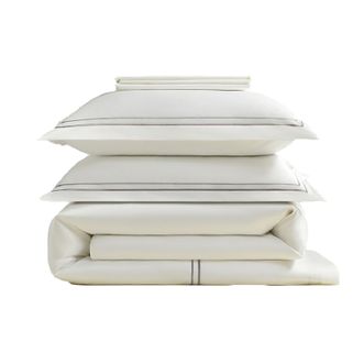 康尔馨 进口100支埃及棉全棉床单款四件套 Double Lines珀卡莱套件 康尔馨 进口100支埃及棉全棉床单款四件套 Double Lines珀卡莱套件
