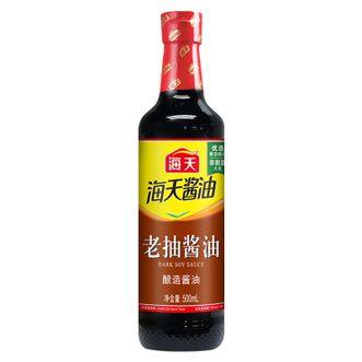 海天  老抽酱油500ml（酿造酱油 调料调味品）
