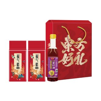 乡谷坊  东方好礼A礼盒 福气稻米大米菜籽油米油礼盒
