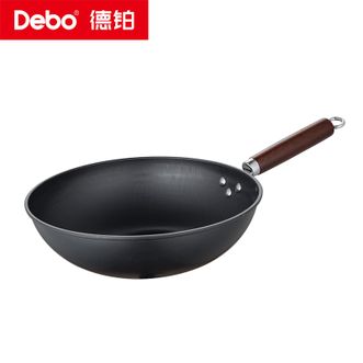 Debo  劳里森炒锅家用精铁无涂层炒菜锅 不配盖 32cm DEP-DZ961