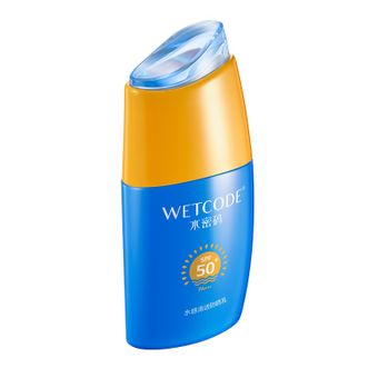 水密码/WETCODE  水感清透防晒乳40gSPF50+PA+++ 男女军训户外防晒清爽保湿单只