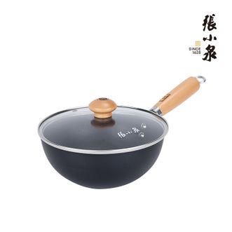 张小泉  中华小铁锅炒锅 20cm含盖无涂层C33420100