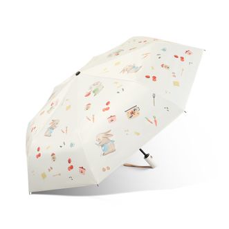C'mon   兔子厨房黑胶全自动伞 晴雨伞折叠遮阳伞防晒太阳伞女防紫外线 兔子的厨房-自动款