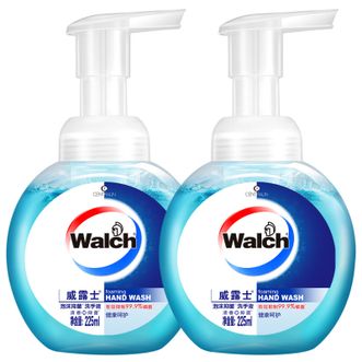 威露士/Walch  健康呵护泡沫洗手液  225ml*2瓶  抑菌消毒易冲洗护手泡泡洗手剂