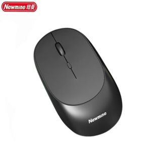 纽曼（Newmine）  无线蓝牙双模鼠标Air-02【黑色】 轻音办公游戏小巧便携充电三档适用苹果Mac Matebook笔记本iPad人体工学鼠标