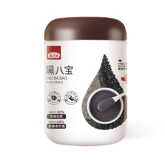 燕之坊  黑八宝450g 黑芝麻黑豆黑米黑木耳黑桑葚黑枸杞早餐代餐粉即食冲饮C03070020052