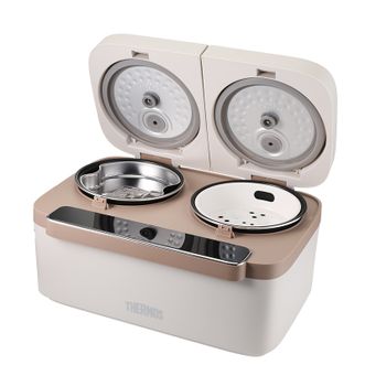 膳魔师（THERMOS）  双胆电饭煲 多功能智能电饭锅大火力柴火饭智能预约行业热销EHA-4124E