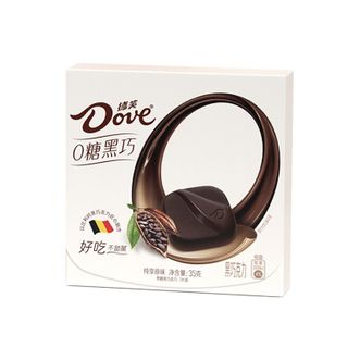 德芙 零糖系列 黑巧克力35g *1盒 糖果巧克力