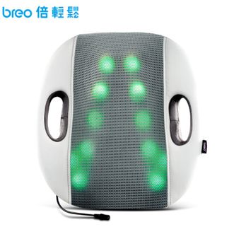 倍轻松（breo）腰部按摩器BM-312按摩垫靠垫 背部按摩器按摩仪 揉捏热敷