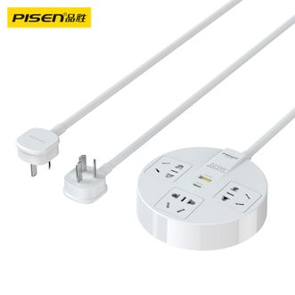 品胜(PISEN)  22.5W智能桌面充电器插座 支持PD20W快充USB+type-c口+3位5孔排插拖线板通用苹果小米华为手机
