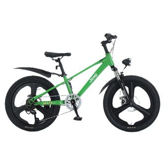 Jeep  20寸7速带LED灯儿童山地车自行车 勇敢者-一体轮