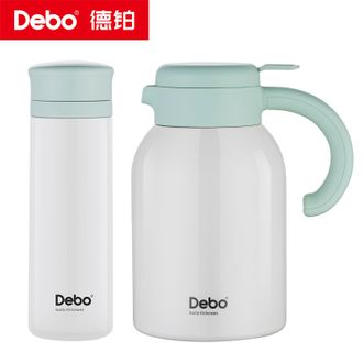 德铂（Debo）  套装杯壶保温杯450ml+1.5L水壶热水瓶暖壶杯子DEP-934